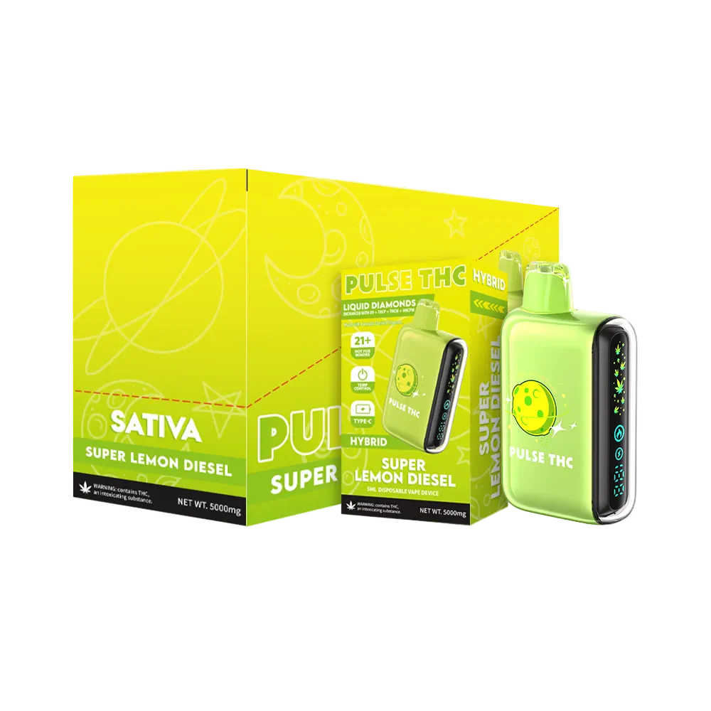 6 PULSE THC 5gs | Super Lemon Diesel | Sativa - Image 1