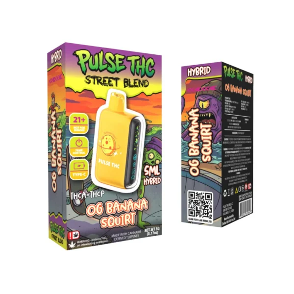 Pulse THC Street Blend - O6 BANANA SQUIRT - Hybrid