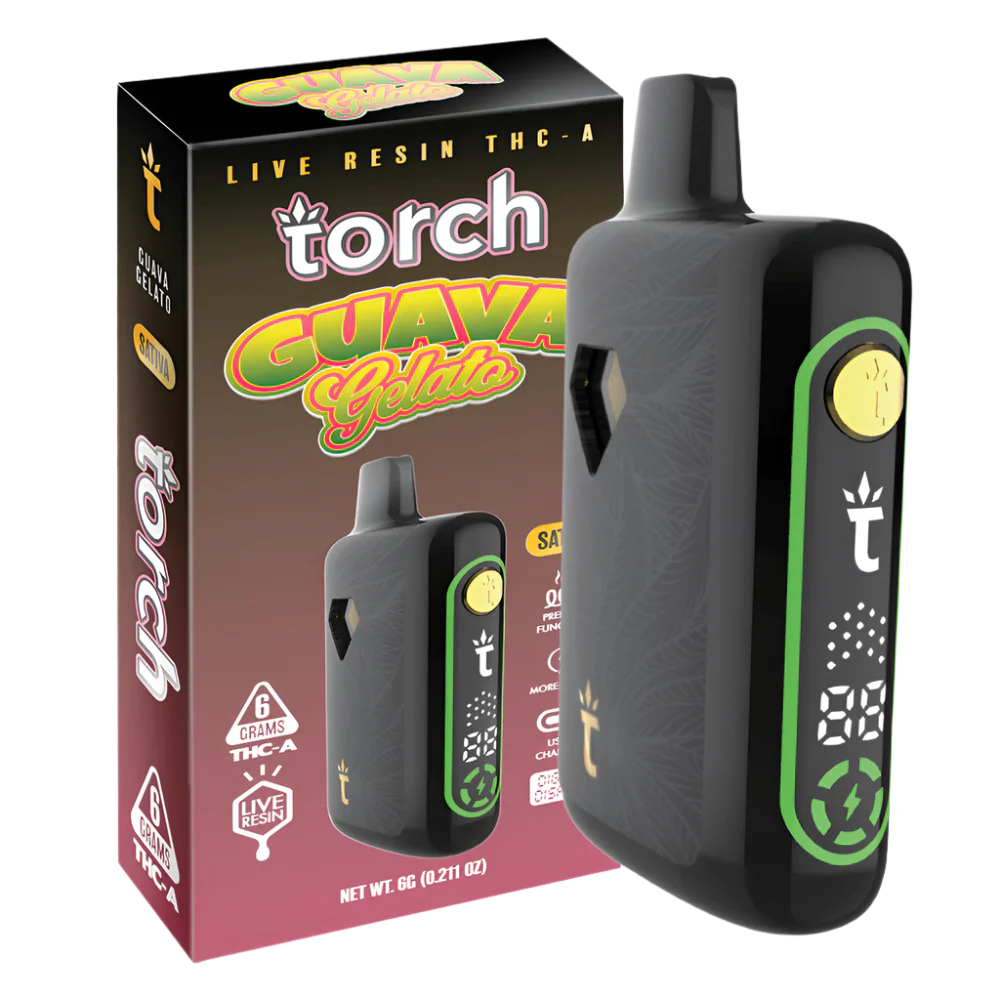 Vector_STorch_Pulse_6G_Guava_Gelatomart_Object_copy_6 Torch Live Resin 6g | Guava Gelato | Sativa - Image 1